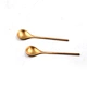 stainless steel golden coffee Spoon